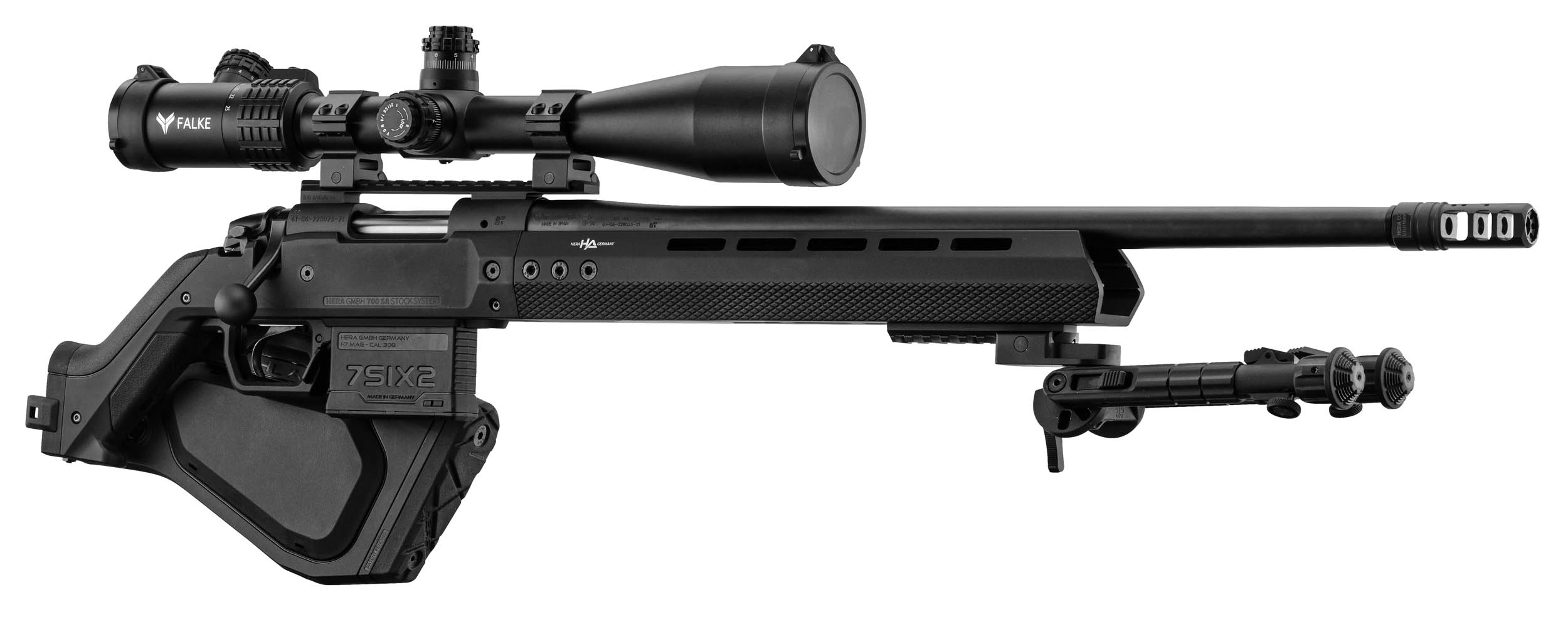 PACK TLD Carabine Hera Arms H7 308 Win + FALKE 8.525x50 + Bipied PACK TLD Carabine Hera Arms H7 308 Win + FALKE 8.525x50 + Bipied